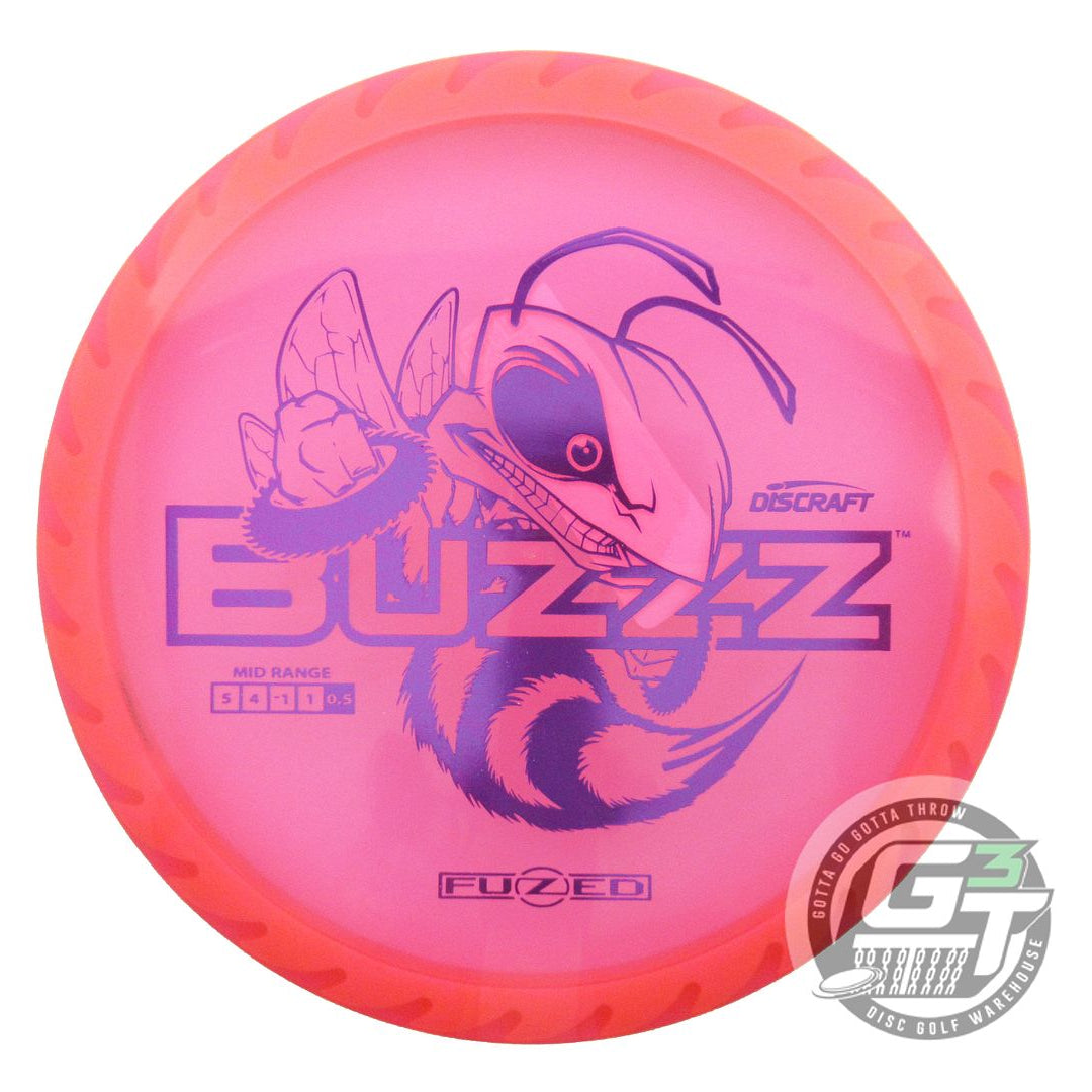 Discraft Fuzed Line Buzzz w/ Saw Pattern Midrange Golf Disc (Individually Listed)