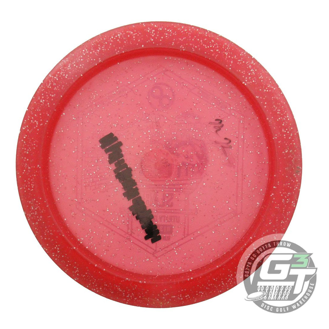USED Infinite Metal Flake C-Blend Slab 174g Red Pink Foil Distance Driver Disc