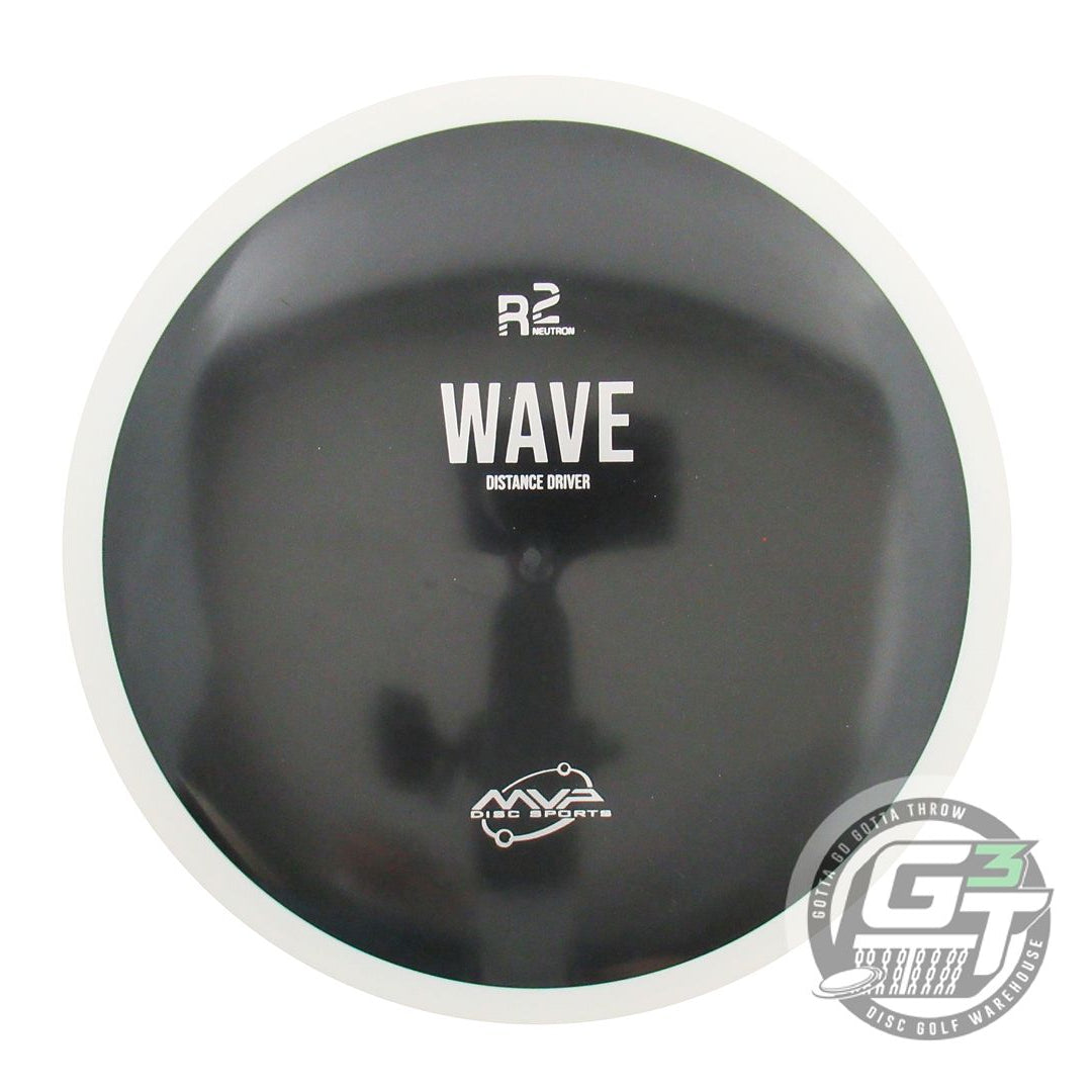 NOS MVP Disc Sports R2 Neutron Wave 172g Black White Rim Distance Driver Disc
