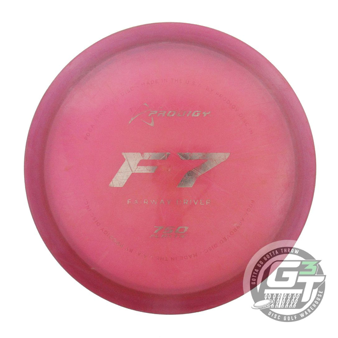 USED Prodigy Discs 750 F7 176g Magenta Silver Foil Fairway Driver Golf Disc