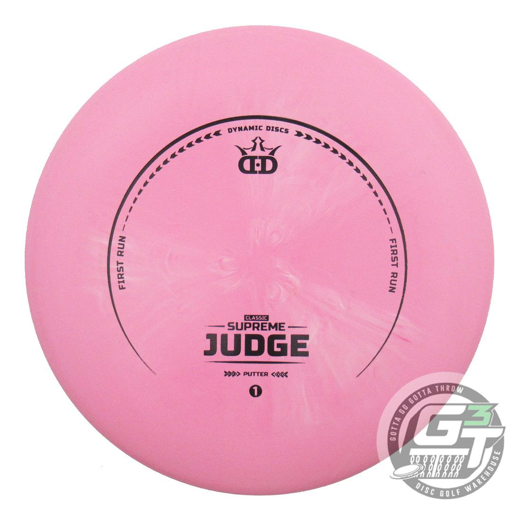 Dynamic Discs Classic Supreme Judge Putter Golf Disc (Individually Listed)