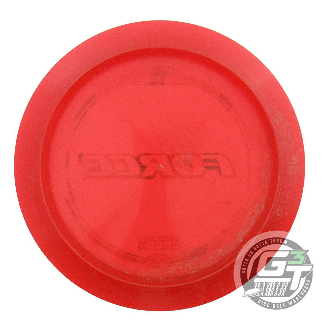 USED Discraft Z Force 174g Red Flag Foil Distance Driver Golf Disc