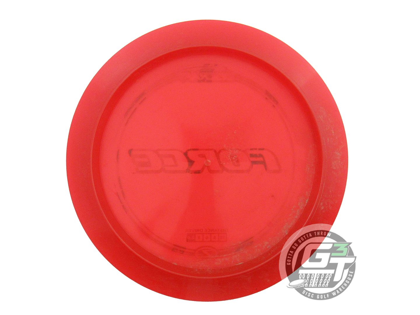 USED Discraft Z Force 174g Red Flag Foil Distance Driver Golf Disc