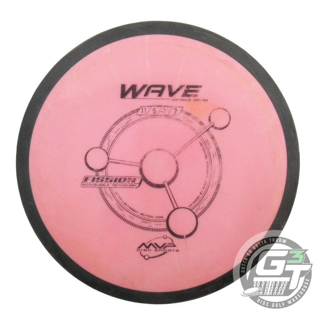 USED MVP Disc Sports Fission Wave 174g Pink Distance Driver Golf Disc