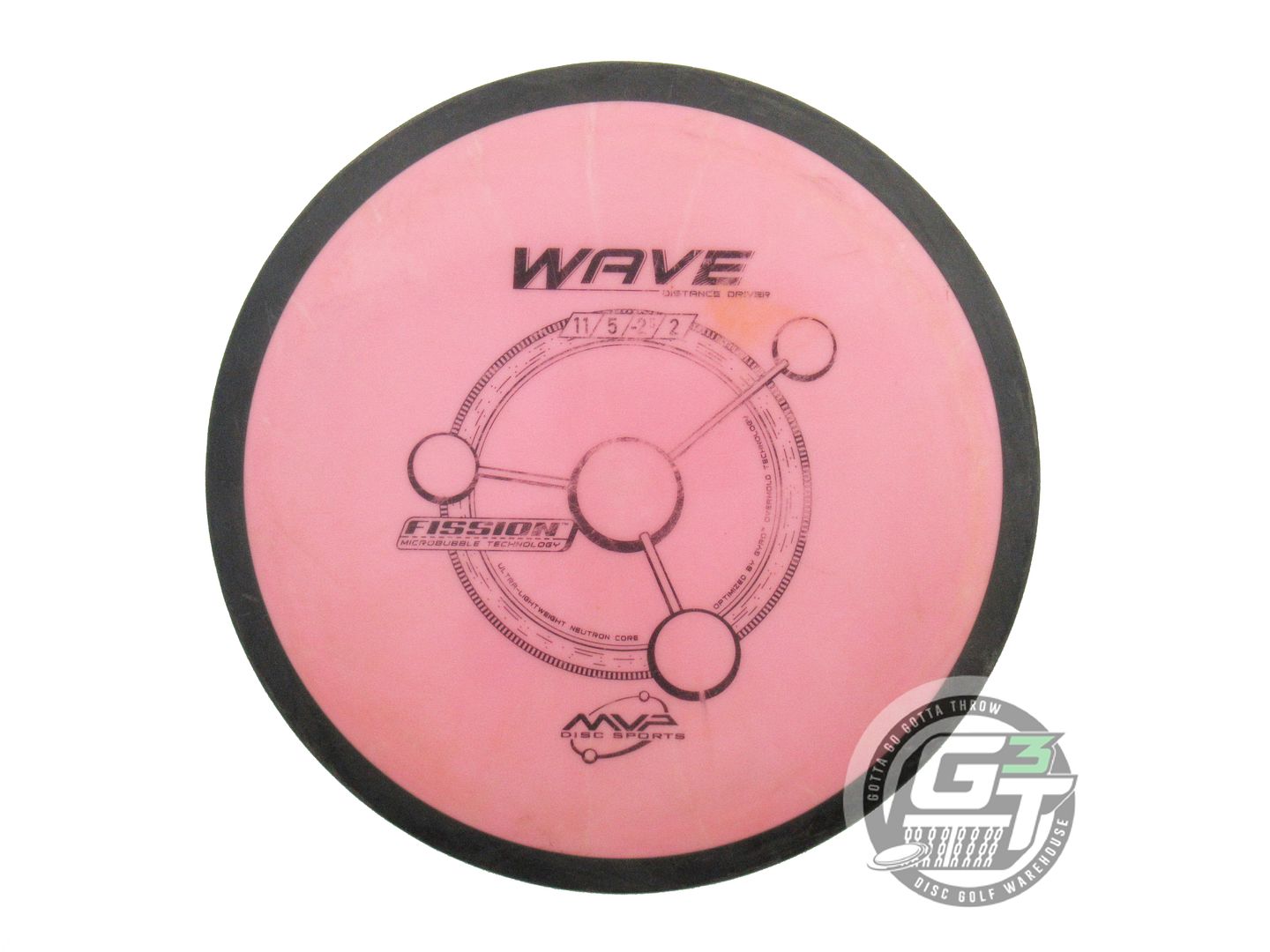 USED MVP Disc Sports Fission Wave 174g Pink Distance Driver Golf Disc