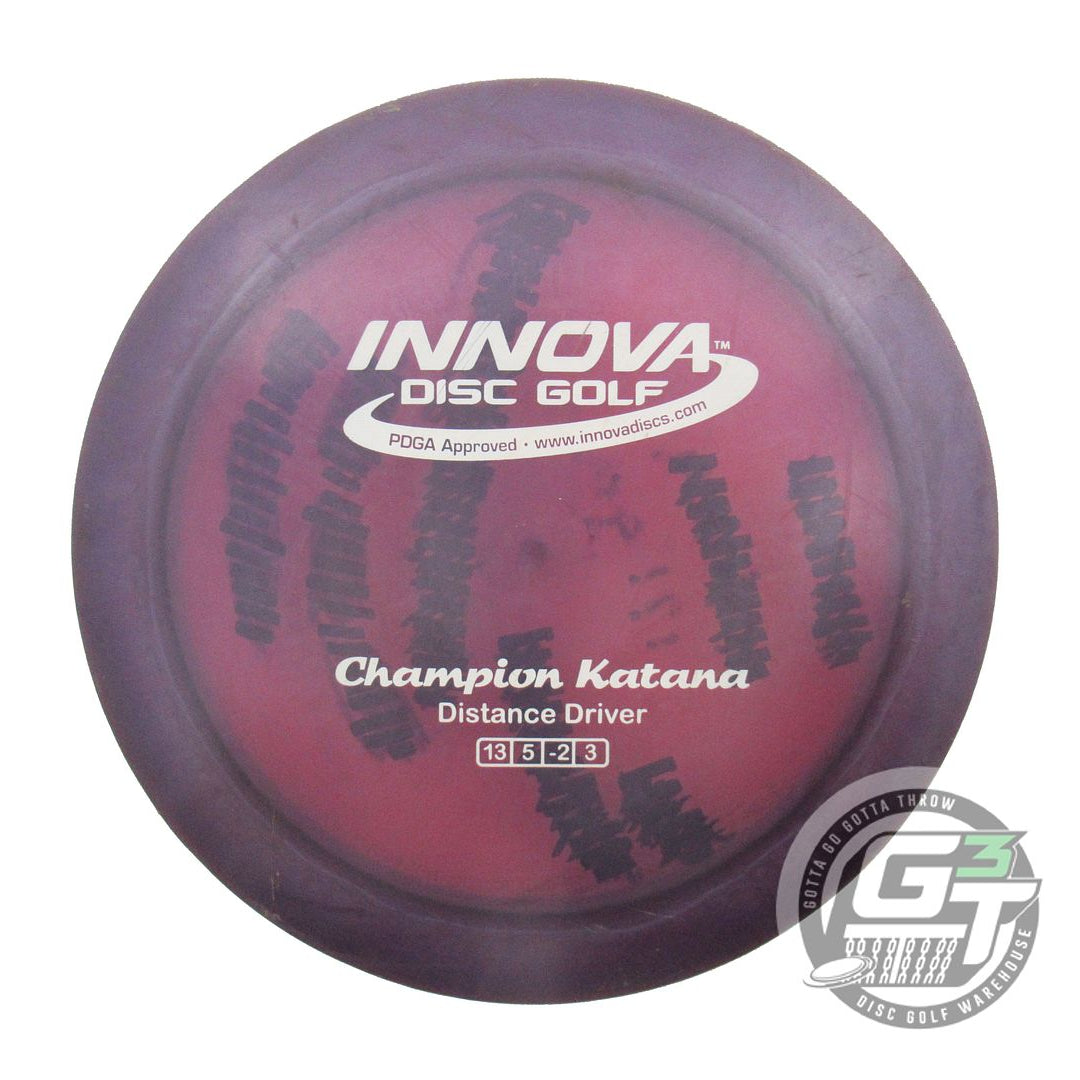 USED Innova Champion Katana 171g Purple White Stamp Distance Driver Golf Disc