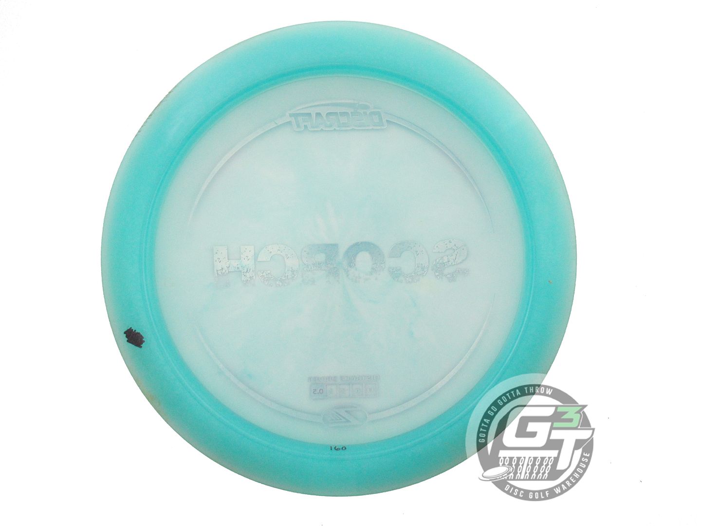 USED Discraft Z Lite Scorch 160g Aqua Miami Foil Distance Driver Golf Disc