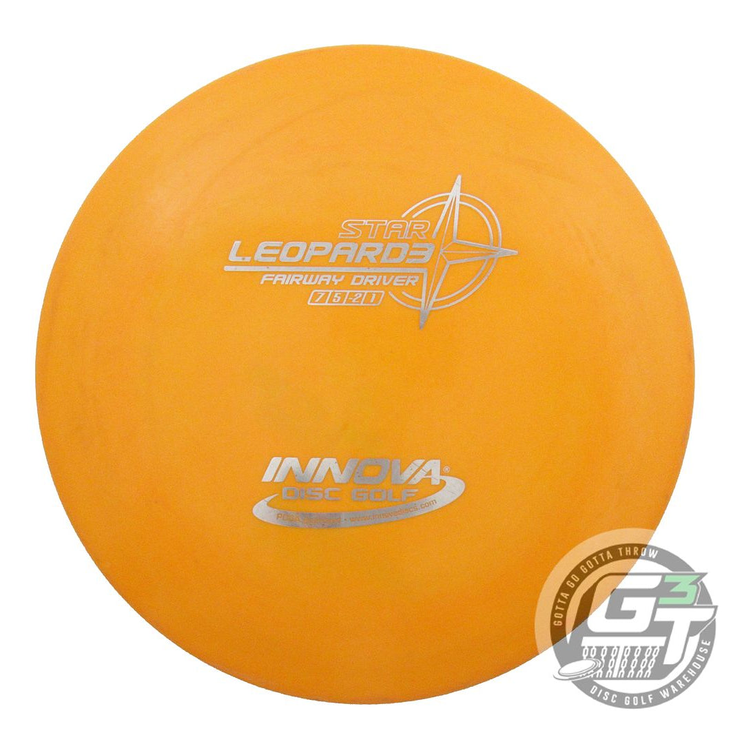 USED Innova Star Leopard3 165g Orange Silver Foil Fairway Driver Golf Disc