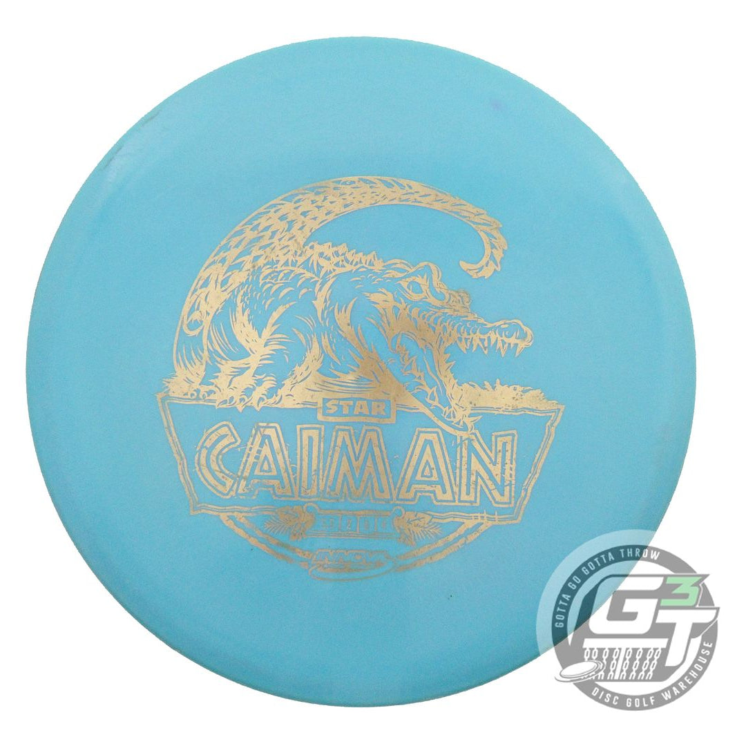 USED Innova Star Caiman 175g Teal Gold Foil Midrange Golf Disc