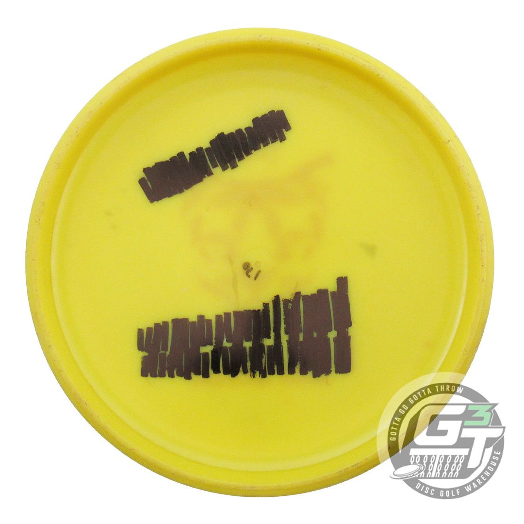 USED Legacy Discs Icon Prowler 170g Yellow Red Stamp Putter Golf Disc