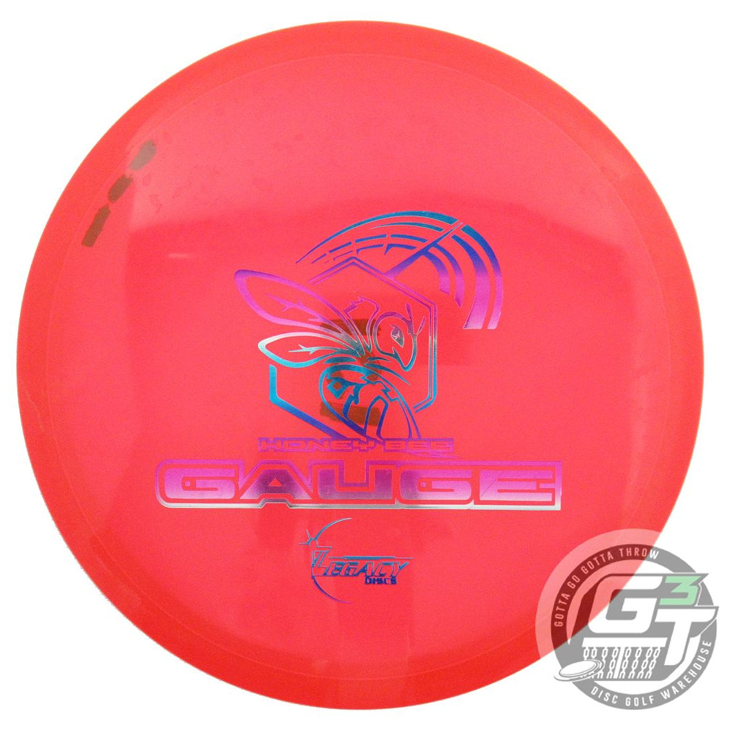 USED Legacy Discs Honey Bee Pinnacle Gauge 177g Red Miami Foil Midrange Disc
