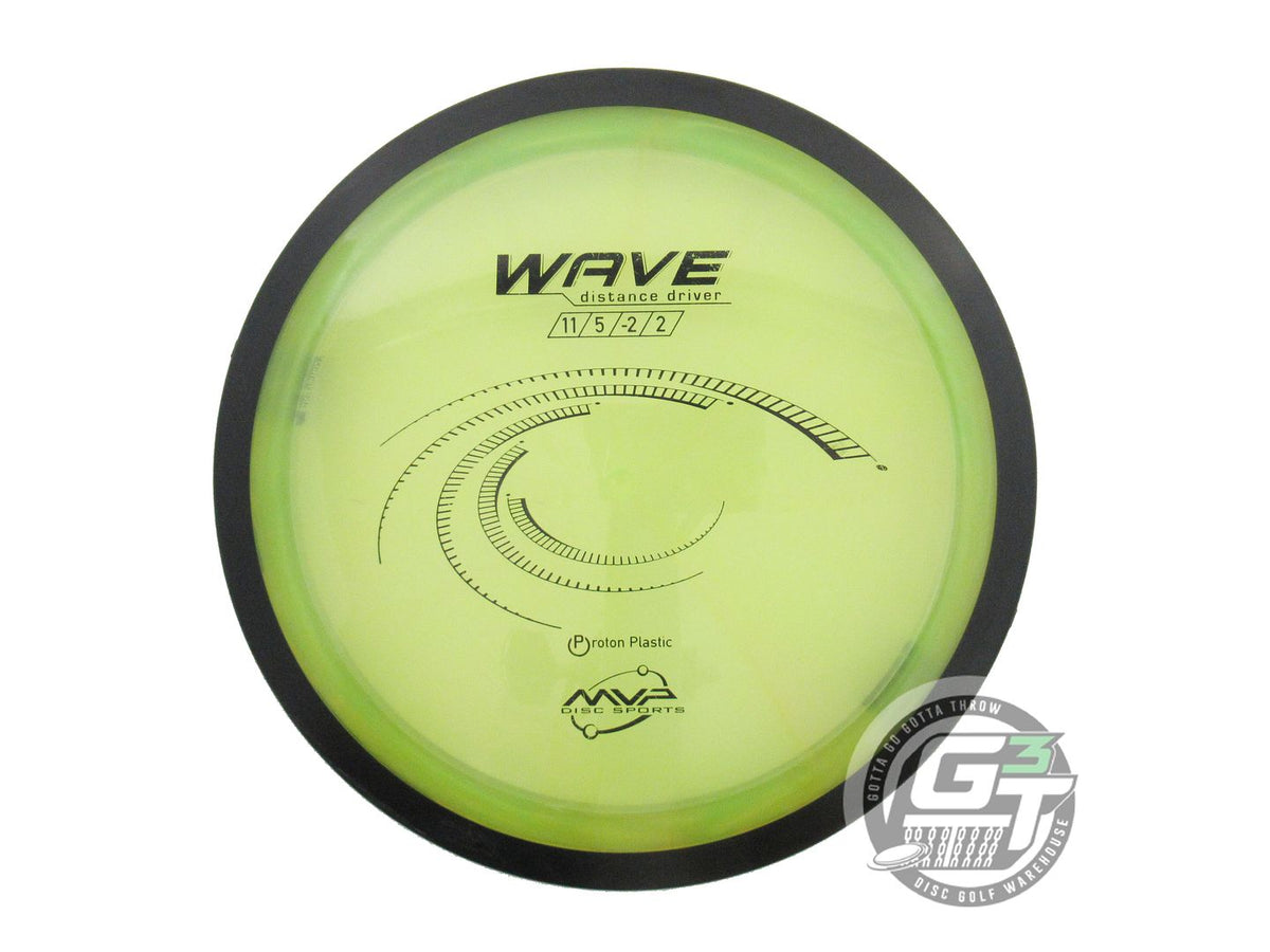 USED MVP Disc Sports Proton Wave 167g Lime Distance Driver Golf Disc