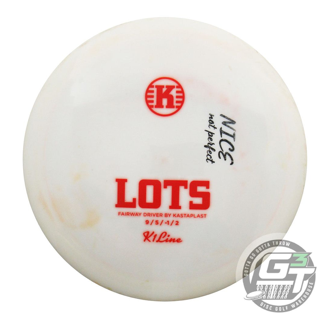 USED Kastaplast X-OUT K1 Lots 175g White Fairway Driver Golf Disc