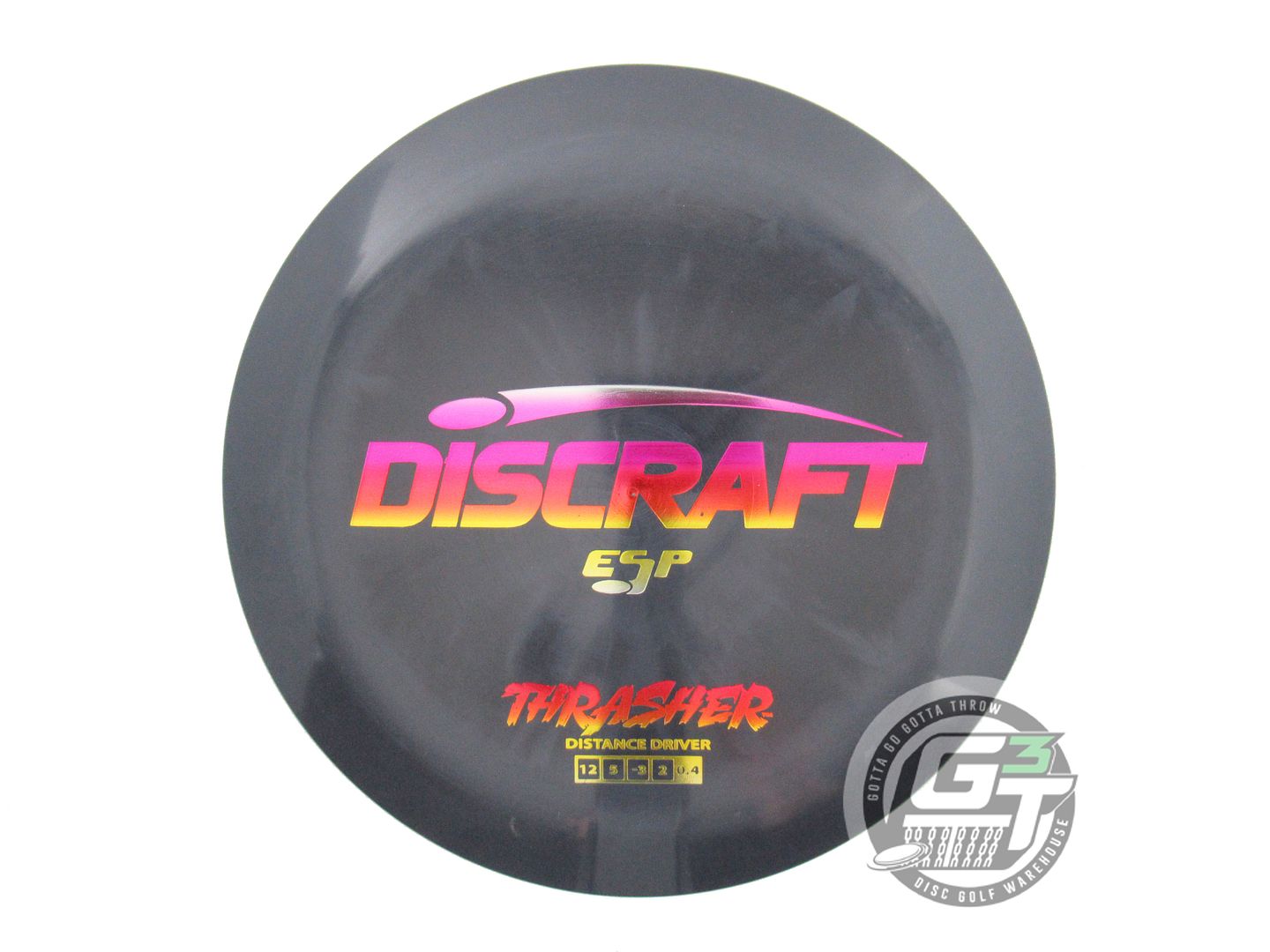 USED Discraft ESP Thrasher 173g Black Sunset Foil Distance Driver Golf Disc