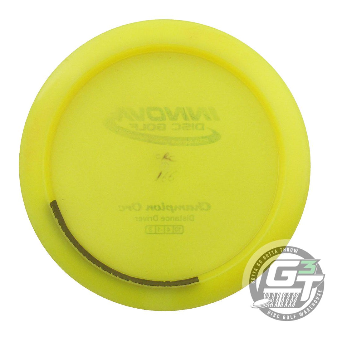 USED Innova Champion Orc 166g Yellow Blue Foil Distance Driver Golf Disc