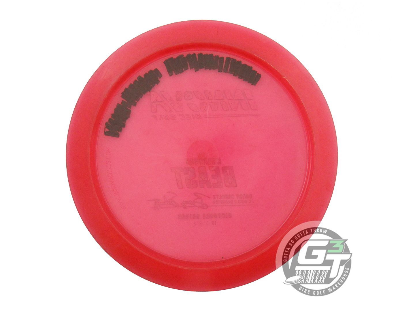 USED Innova Champion Beast 168g Red Silver Foil Distance Driver Golf Disc