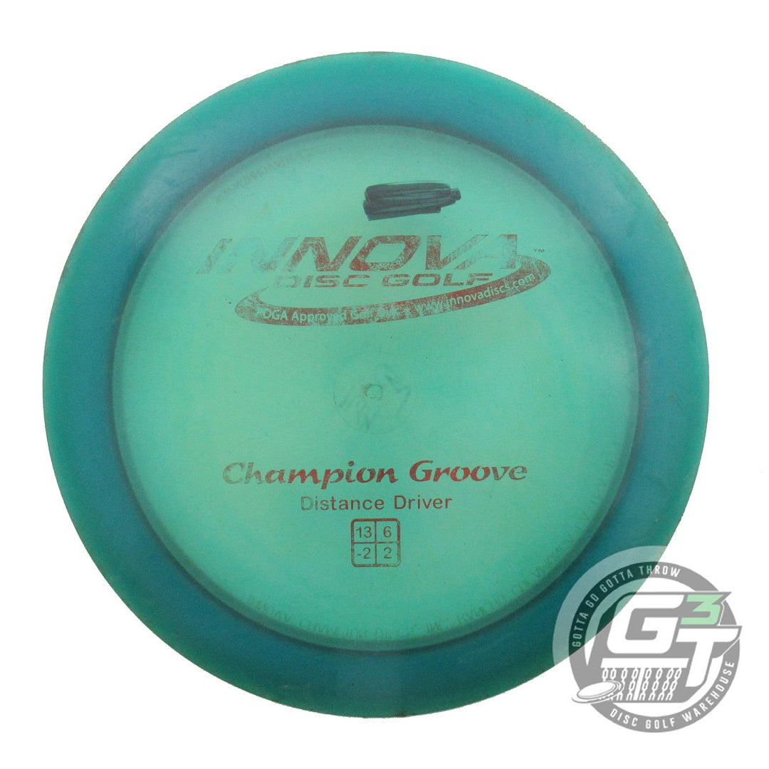 USED Innova Champion Groove 167g Teal Red Foil Distance Driver Golf Disc