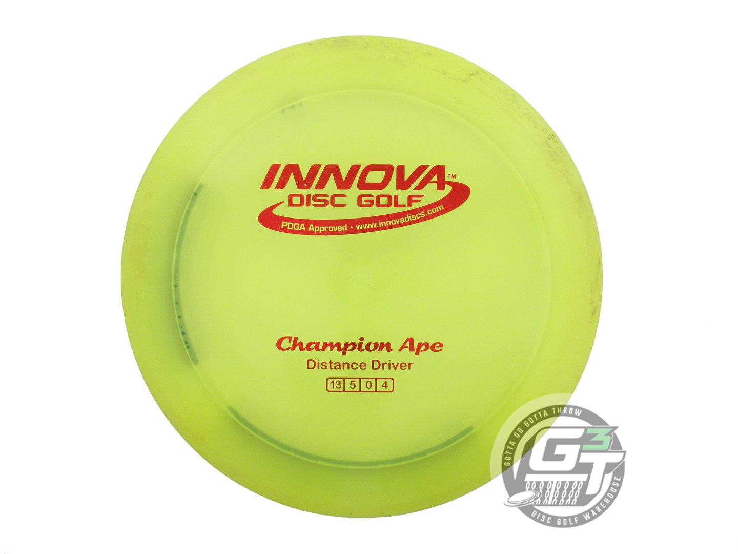 USED Innova Champion Ape 171g Yellow Red Foil Distance Driver Golf Disc