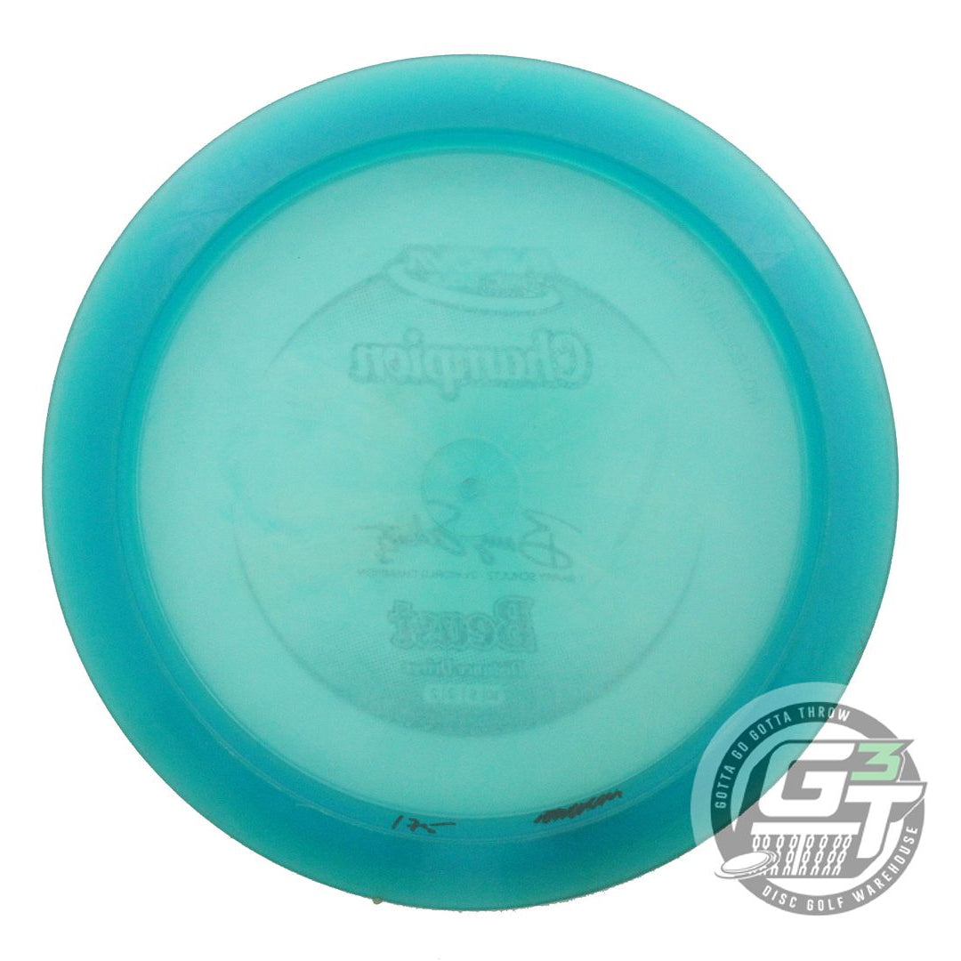USED Innova Champion Beast 175g Teal Silver Glitter Foil Distance Driver Disc