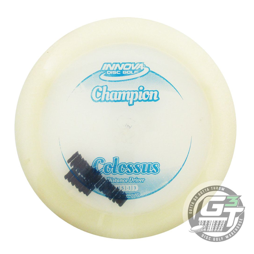 USED Innova Champion Colossus 169g White Blue Foil Distance Driver Golf Disc