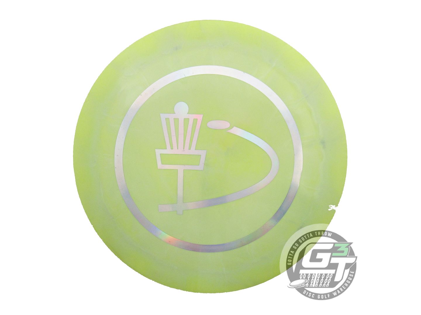 USED Discraft ESP Nuke 175g Lime Silver Holo Foil Distance Driver Golf Disc