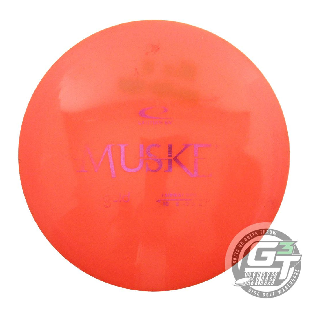 USED Latitude 64 Gold Musket 173g Orange Magenta Foil Fairway Driver Golf Disc