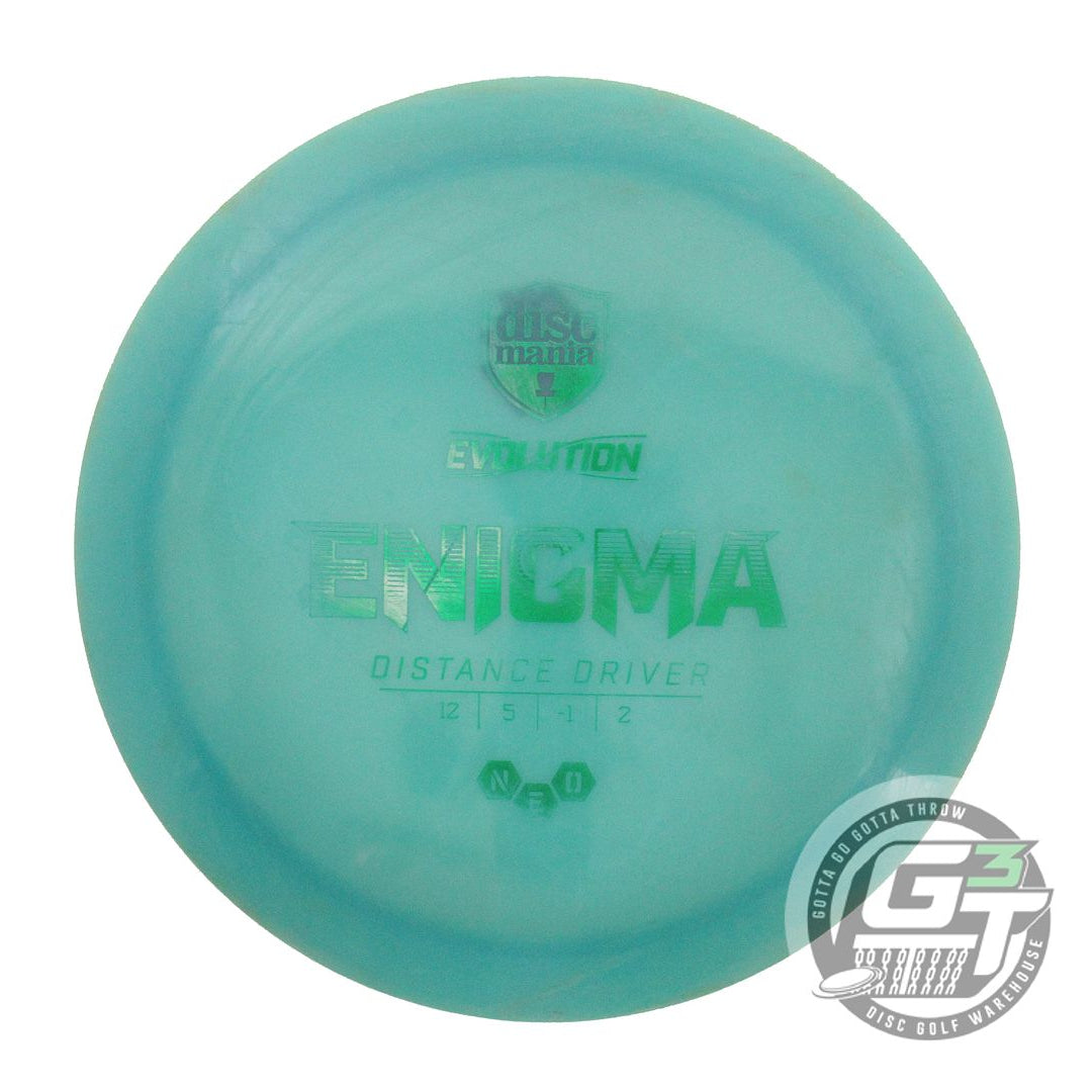 USED DiscMania Neo Enigma 171g Teal Green Foil Distance Driver Golf Disc