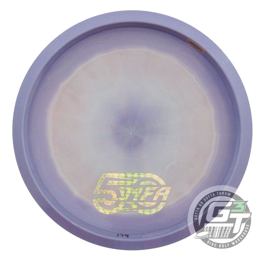 USED Discraft ESP Meteor 179g Purple-Gray Gold Shatter Foil Midrange Golf Disc