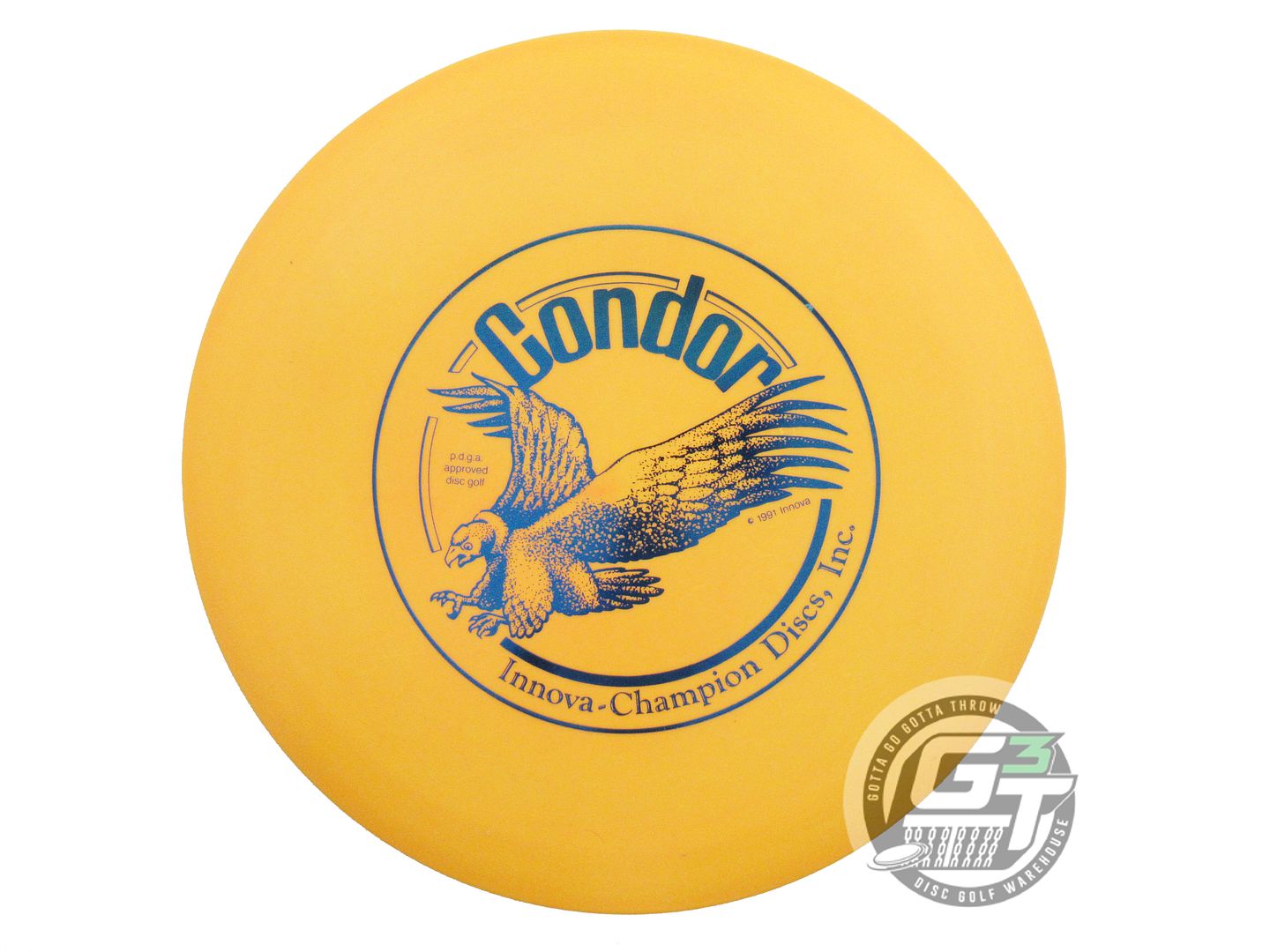 USED Innova DX Condor 157g Marigold Blue Foil Midrange Golf Disc