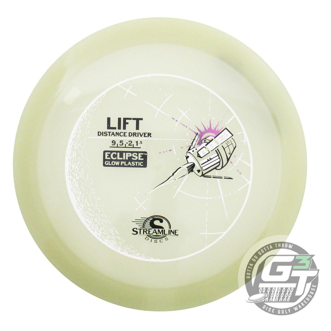 USED Streamline Discs Proton Eclipse Lift 175g Glow Distance Driver Golf Disc