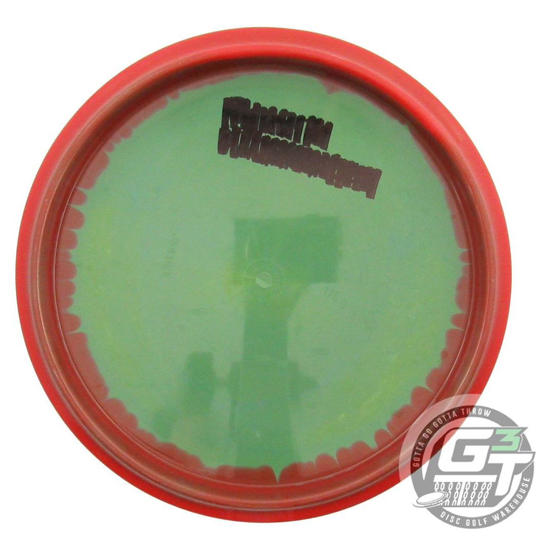 USED Dynamic Discs Fuzion Orbit Justice 175g Red-Green Midrange Golf Disc