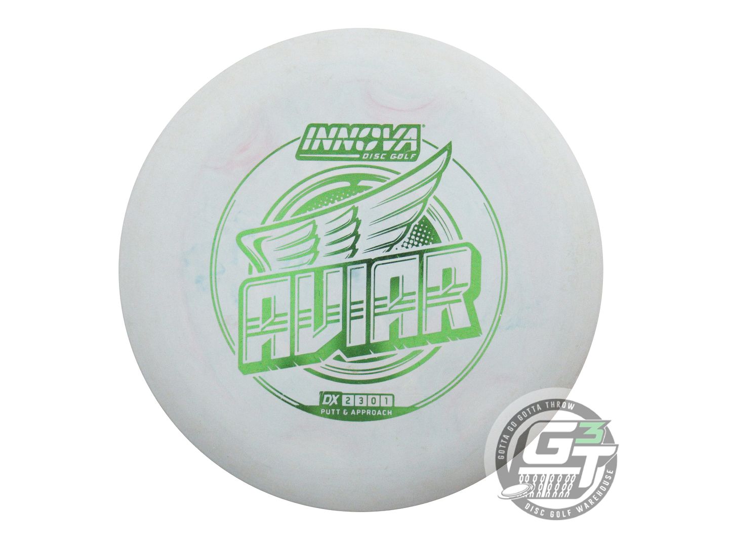 USED Innova DX Aviar 173g Sky Blue Green Foil Putter Golf Disc