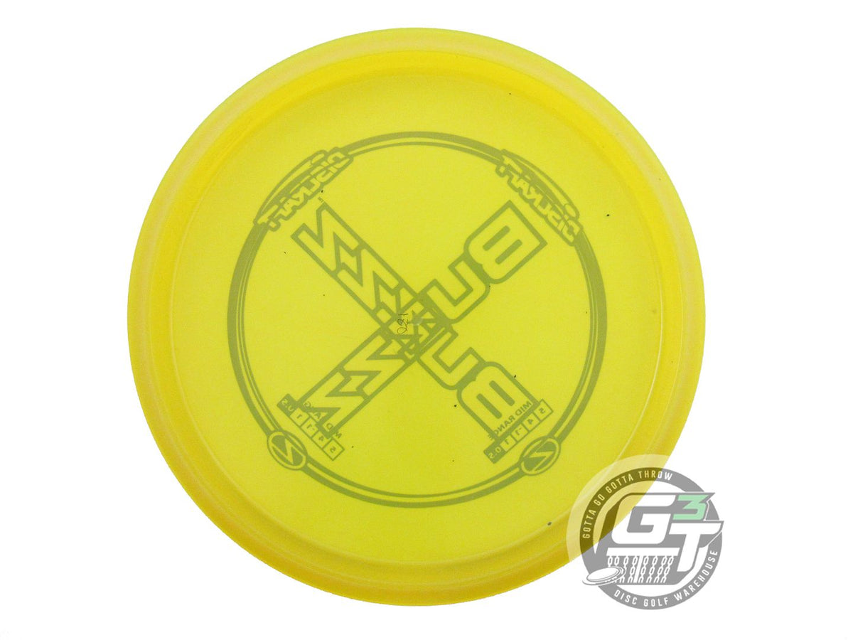 USED Discraft X-OUT Z Buzzz 180g Yellow Midrange Golf Disc