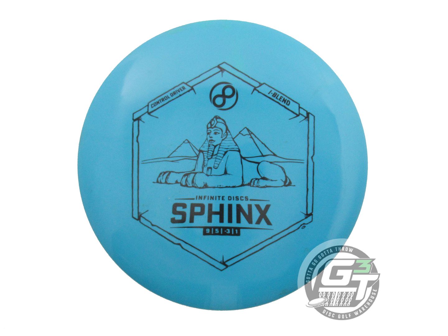 USED Infinite I-Blend Sphinx 172g Blue Black Stamp Distance Driver Golf Disc