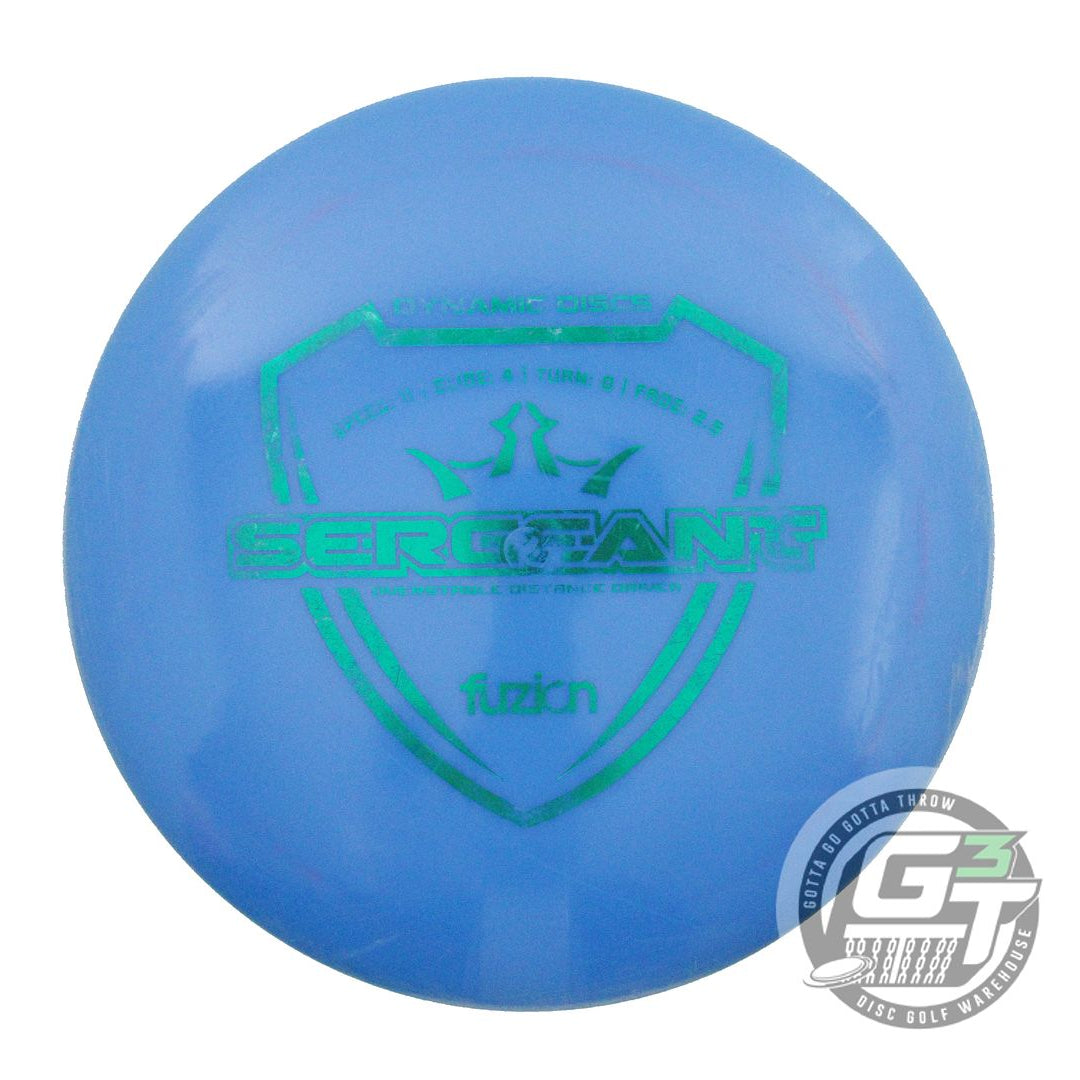 USED Dynamic Discs Fuzion Sergeant 171g Blue Green Foil Driver Golf Disc