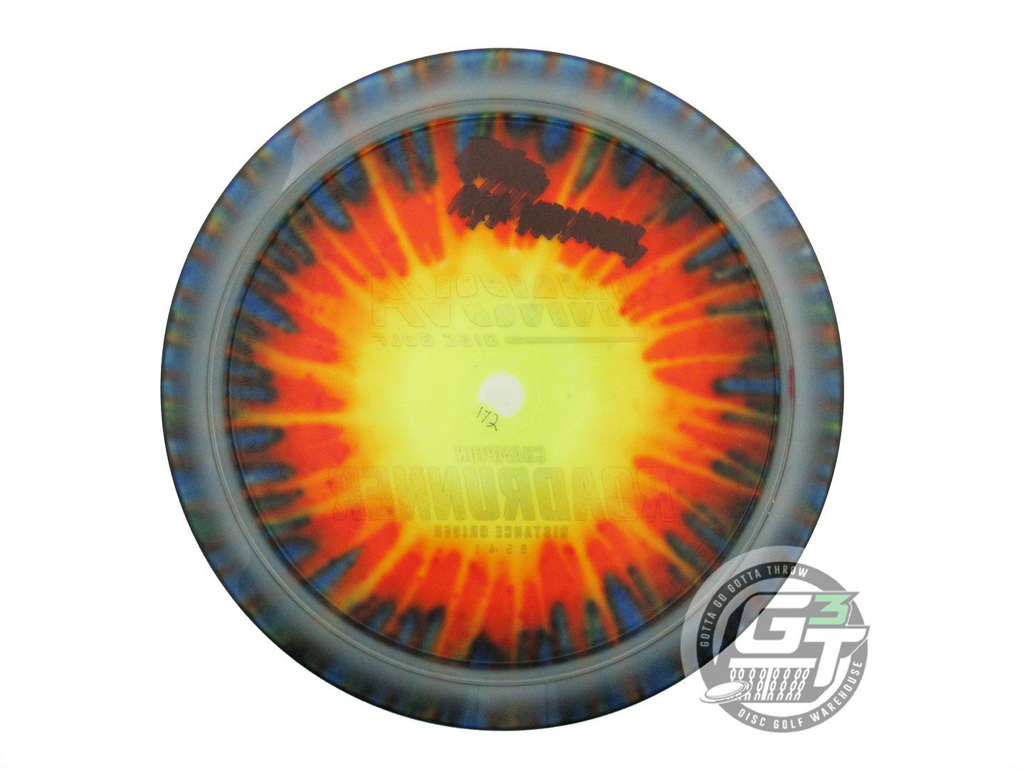 USED Innova I-DYE Champion Roadrunner 172g Blue Burst Distance Driver Golf Disc