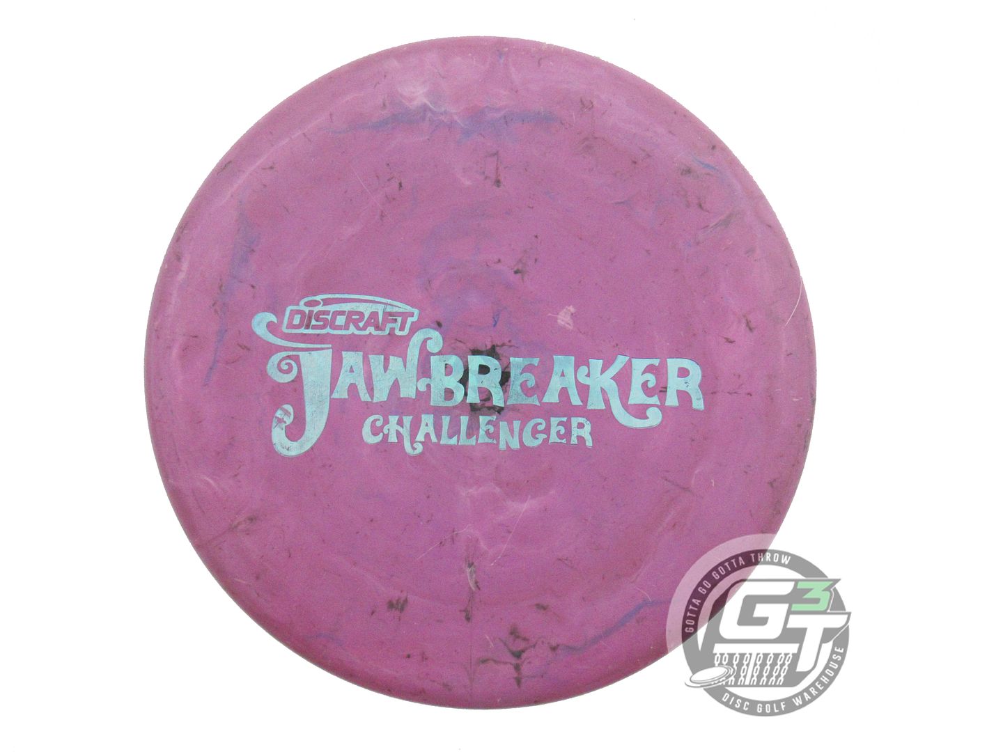 USED Discraft Jawbreaker Challenger 175g Purple Teal Shatter Putter Golf Disc