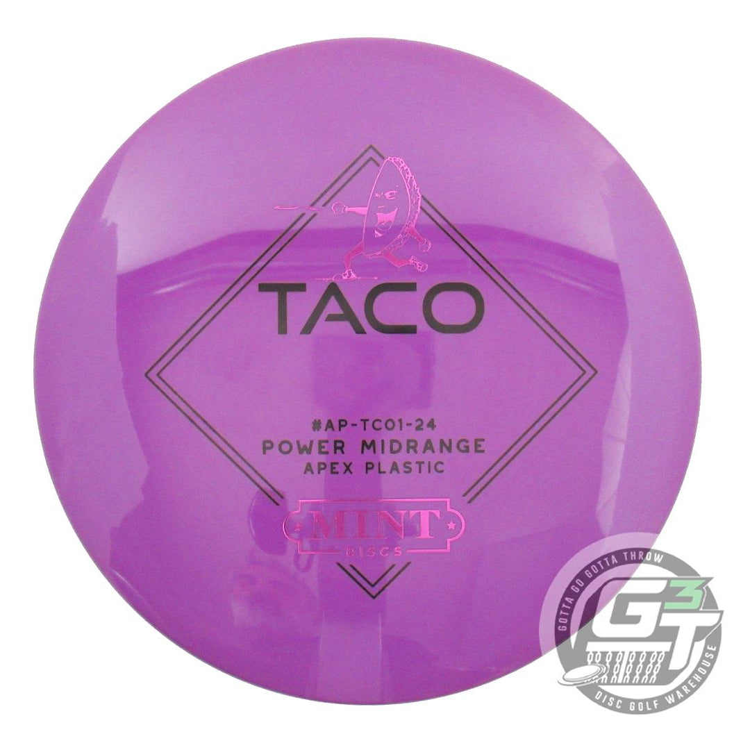 USED Mint Discs Apex Taco 175g Purple Midrange Golf Disc