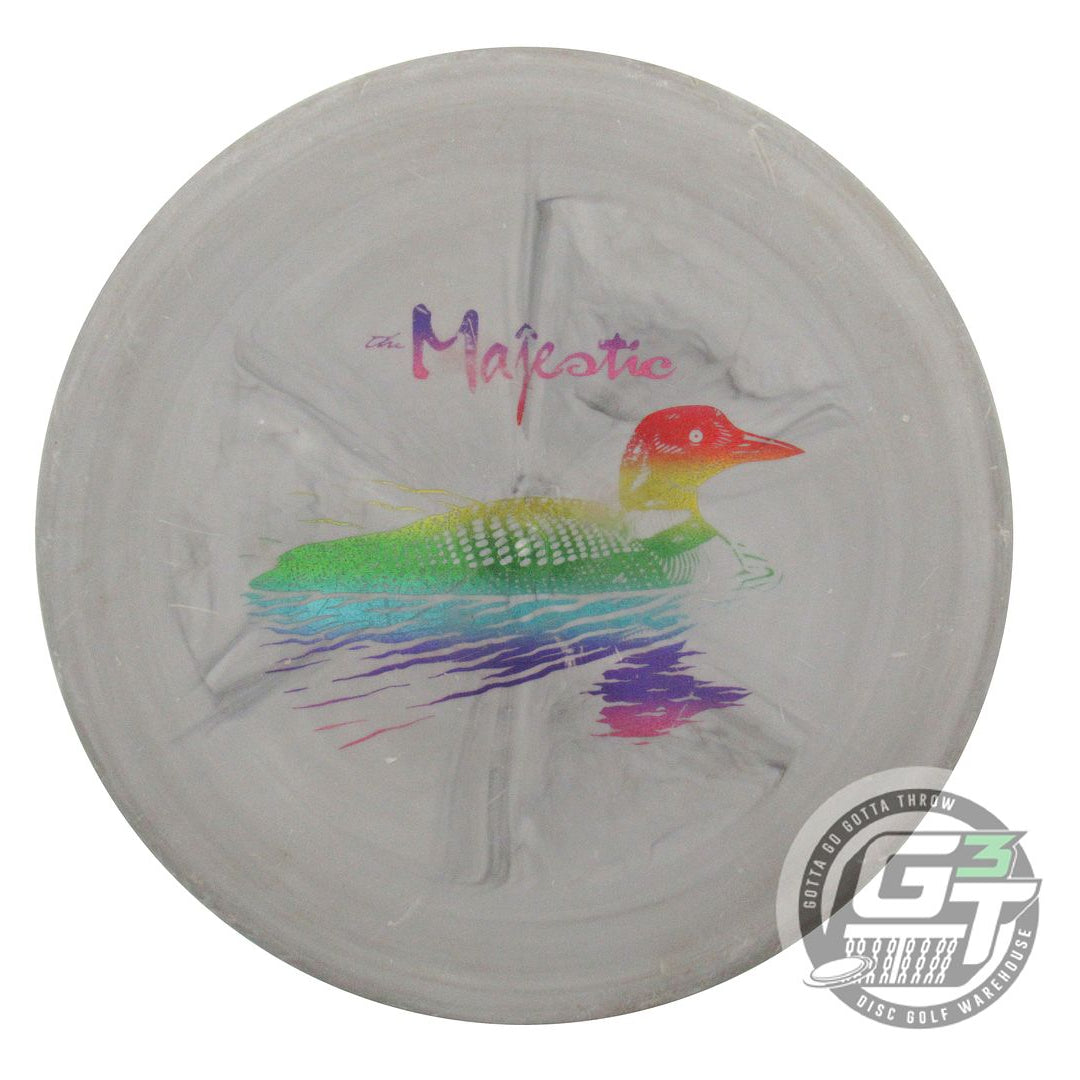 USED DiscMania EXO Soft Tactic 174g Gray Rainbow Foil Putter Golf Disc
