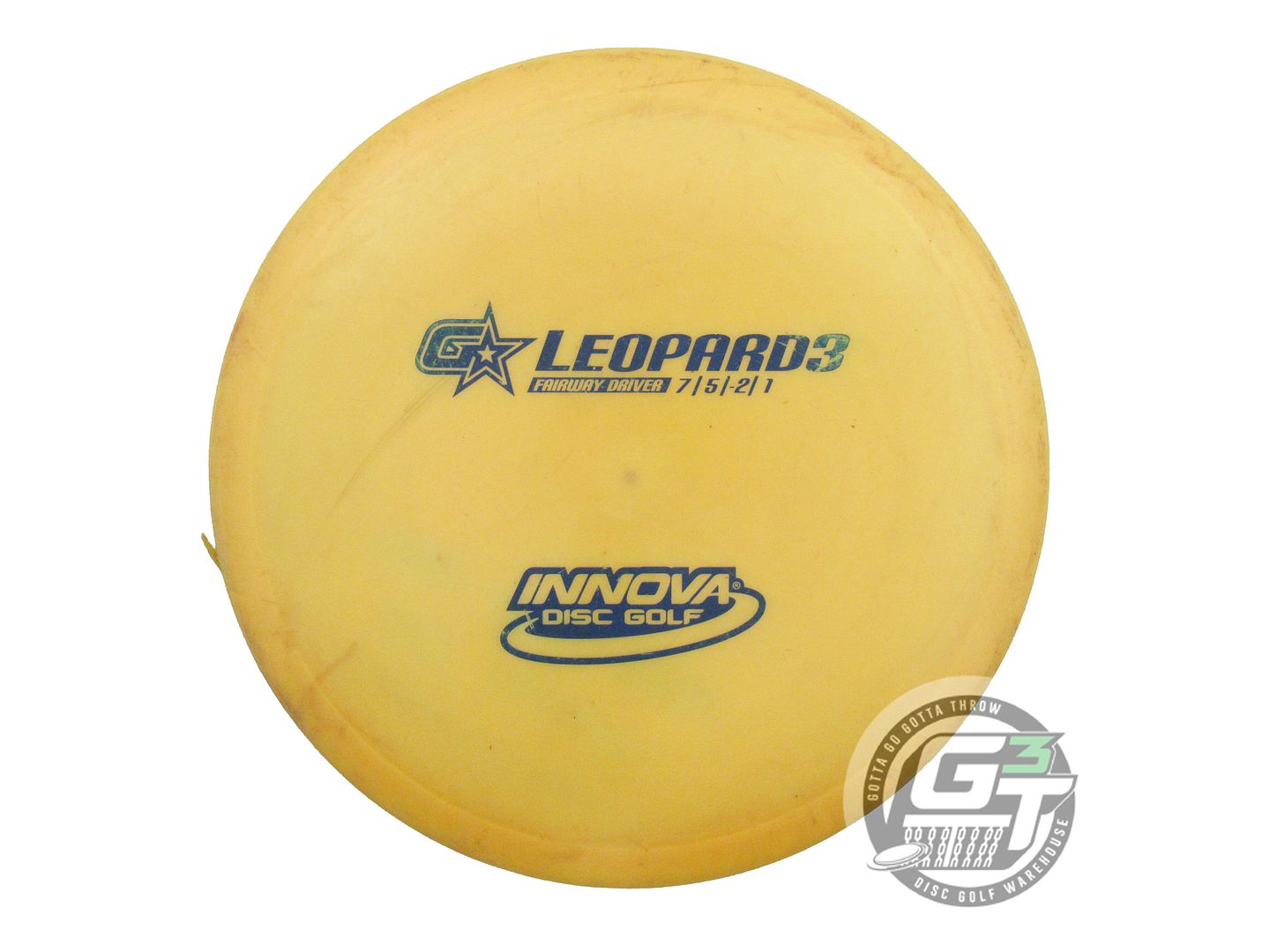 USED Innova GStar Leopard3 169g Marigold Blue Stamp Fairway Driver Golf Disc