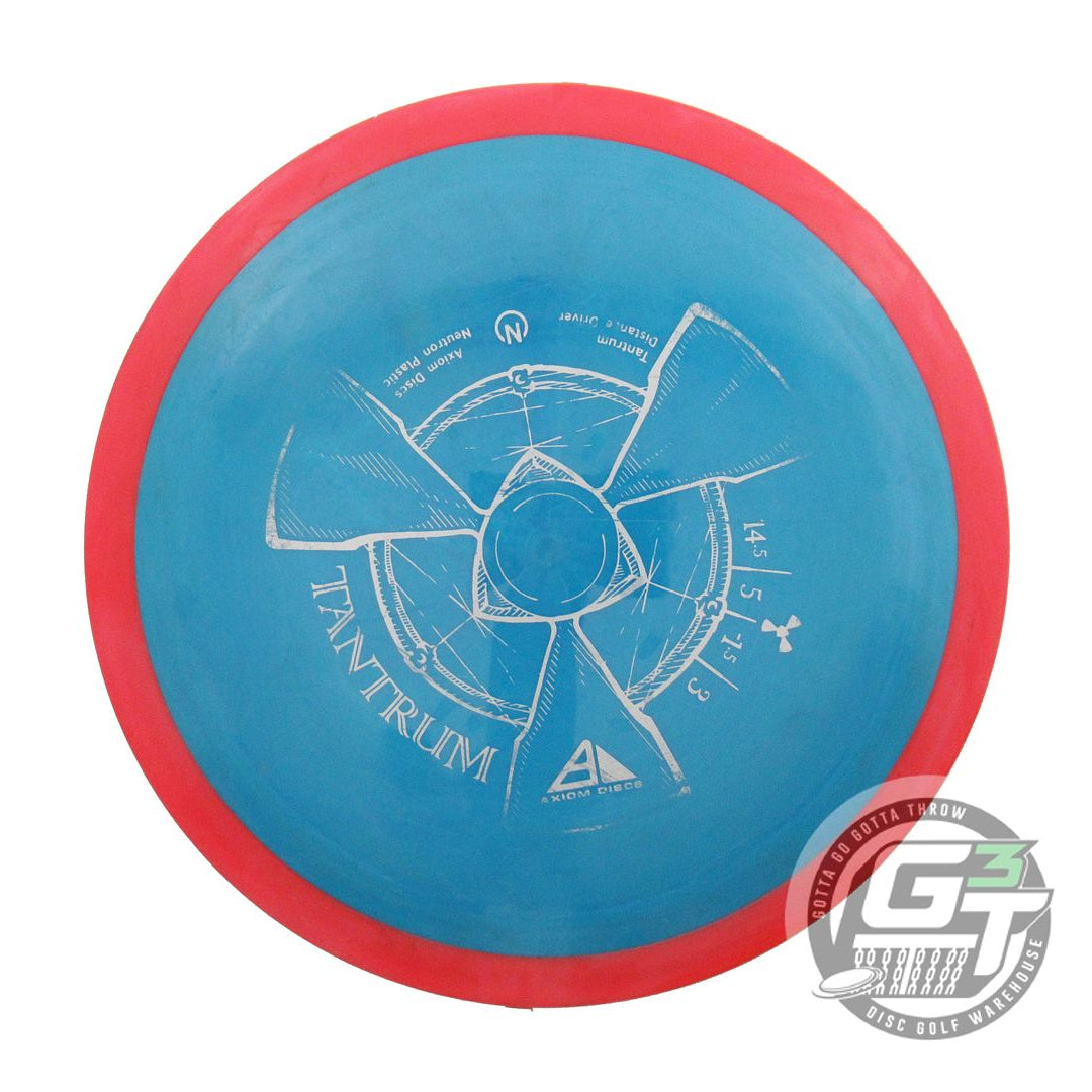 USED Axiom Discs Neutron Tantrum 170g Blue Red Rim Distance Driver Golf Disc
