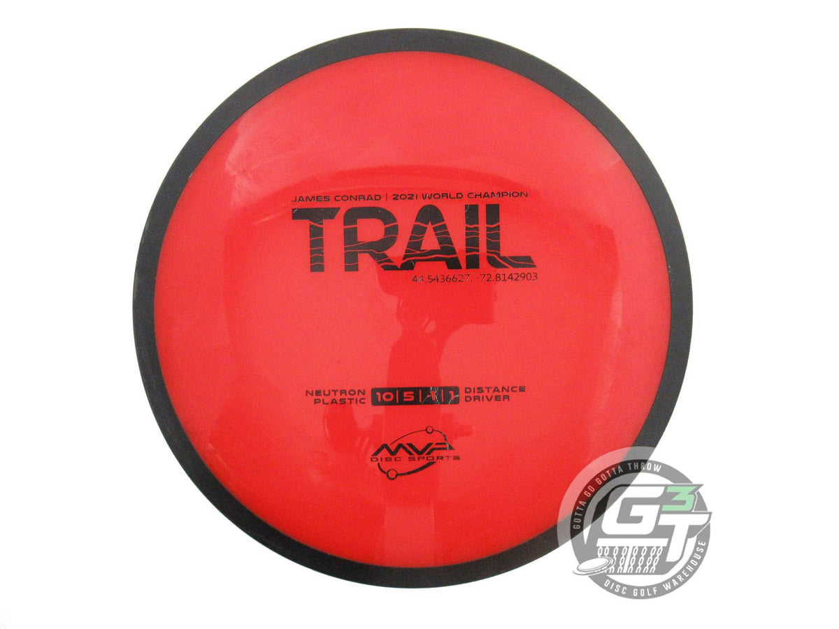 USED MVP Disc Sports Neutron Trail 167g Red Distance Driver Golf Disc