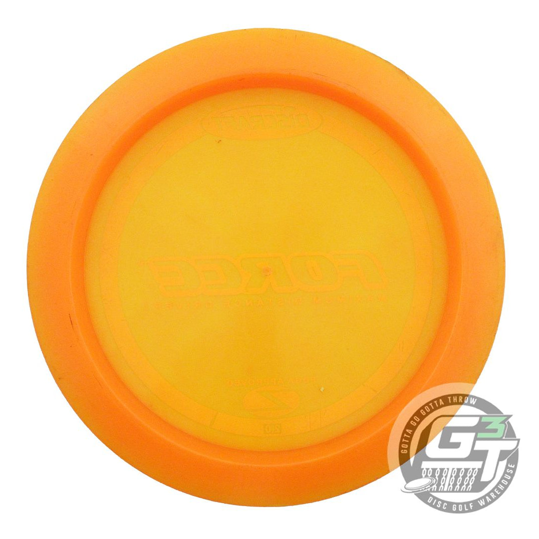 USED Discraft Z Force 175g Orange White Stamp Distance Driver Golf Disc