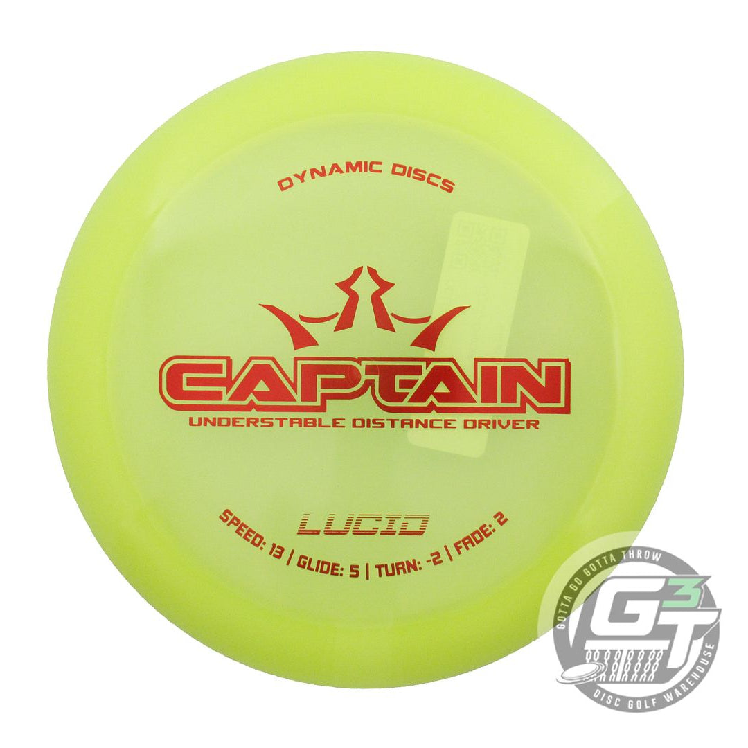 Dynamic Discs Lucid Captain Distance Driver Golf Disc (Individually Listed)