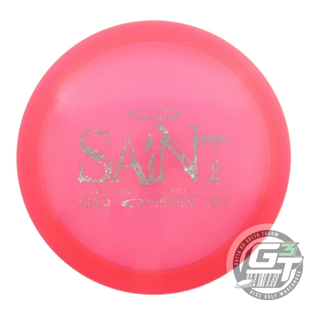 USED Latitude 64 Opto Saint 167g Pink Silver Foil Fairway Driver Golf Disc
