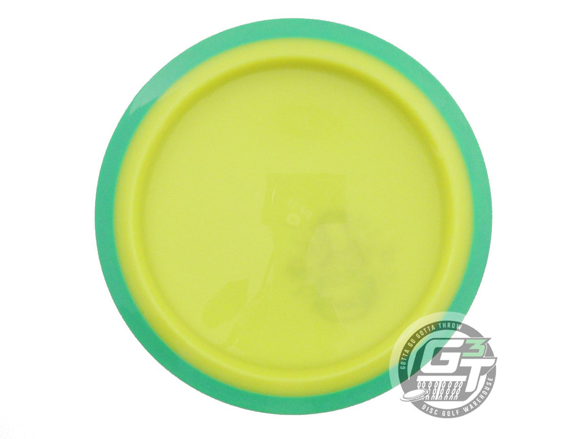 NOS Axiom Discs X-OUT Neutron Time Lapse 174g Yellow Green Rim Driver Golf Disc
