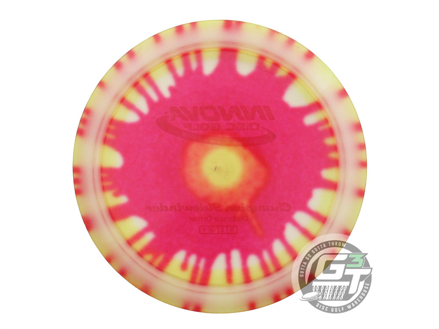 USED Innova I-DYE Champion Sidewinder 175g Yellow Burst Distance Driver Disc