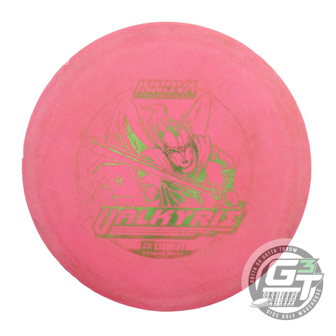 USED Innova DX Valkyrie 170g Pink Lime Foil Distance Driver Golf Disc