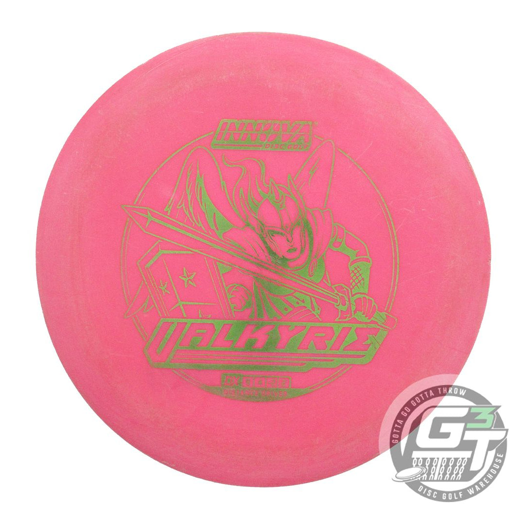 USED Innova DX Valkyrie 173g Pink Lime Foil Distance Driver Golf Disc