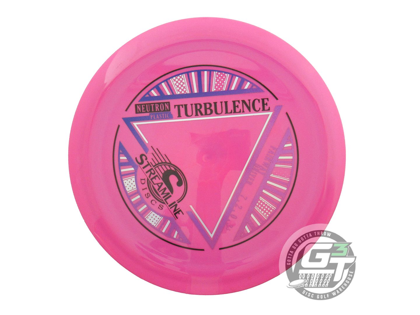 USED Streamline Discs Neutron Turbulence 175g Hot Pink Fairway Driver Golf Disc